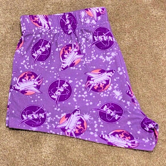 NASA Pastel Galaxy Lounge Shorts (NWOT!) - Picture 2 of 3